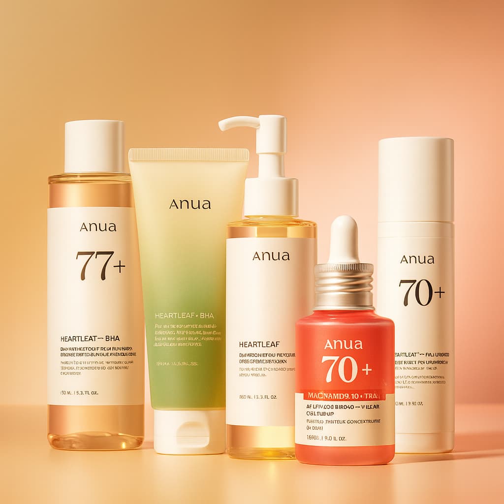 π Set Coreano Anua Glow β 5 Esenciales para el Cuidado Facial